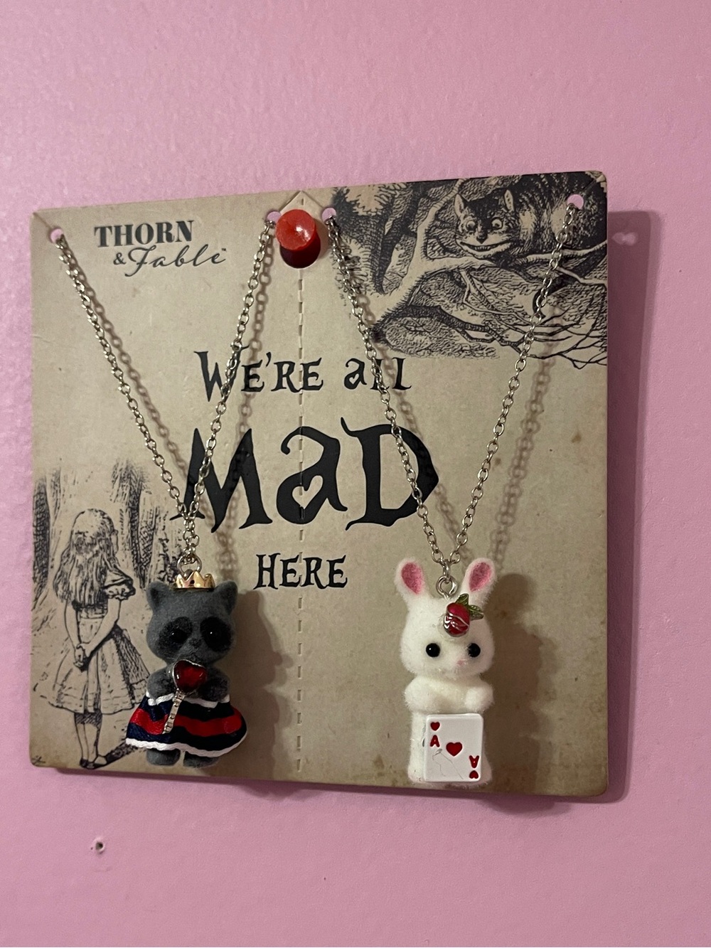 Alice in wonderland madness returns gothic Lolita necklace rabbit ear